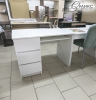 Стол компьютерный МОРИ МС-6 белый - Омикс-Мебель