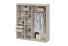 Шкаф купе ШКП 3 Макс Меланж - Омикс-Мебель