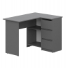 Стол компьютерный ДЕНВЕР угловой, графит - Омикс-Мебель