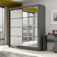 Шкаф купе ШКП 3 Макс Графит - Омикс-Мебель