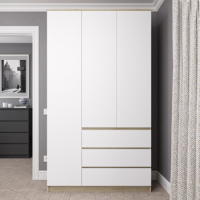 Шкаф МОРИ МШ1200.1 белый - Омикс-Мебель