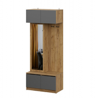 Вешалка с зеркалом АВИНЬОН  - Омикс-Мебель